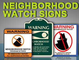 neighborhood watch signs