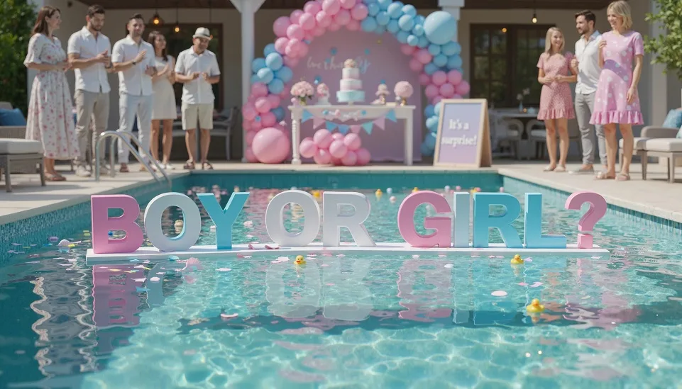 gallery Floating Pool Letters