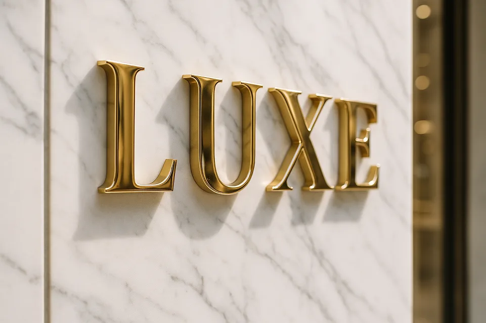 Small Metal Letters & Logos Portfolio 2